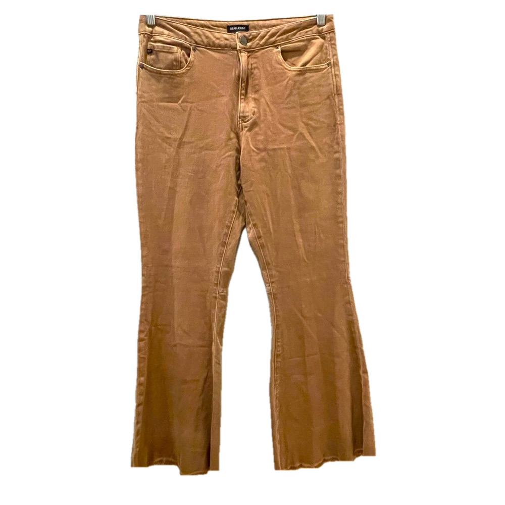 Dear John flare jeans womens Sz 30 stretch high waist Boho
